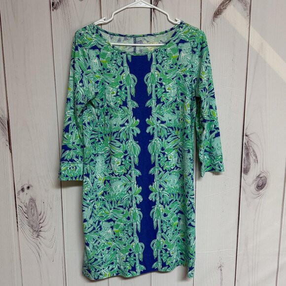 Lilly Pulitzer Marlowe Dress M “Koala of the Wild” Pima Cotton EUC - Picture 1 of 11